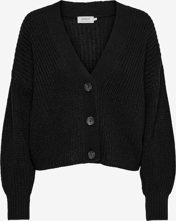 Cardigan 'Carol' ONLY en noir : devant