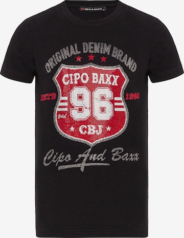 CIPO & BAXX Shirt in Black: front