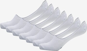 Chaussettes de sport Hummel en blanc : devant