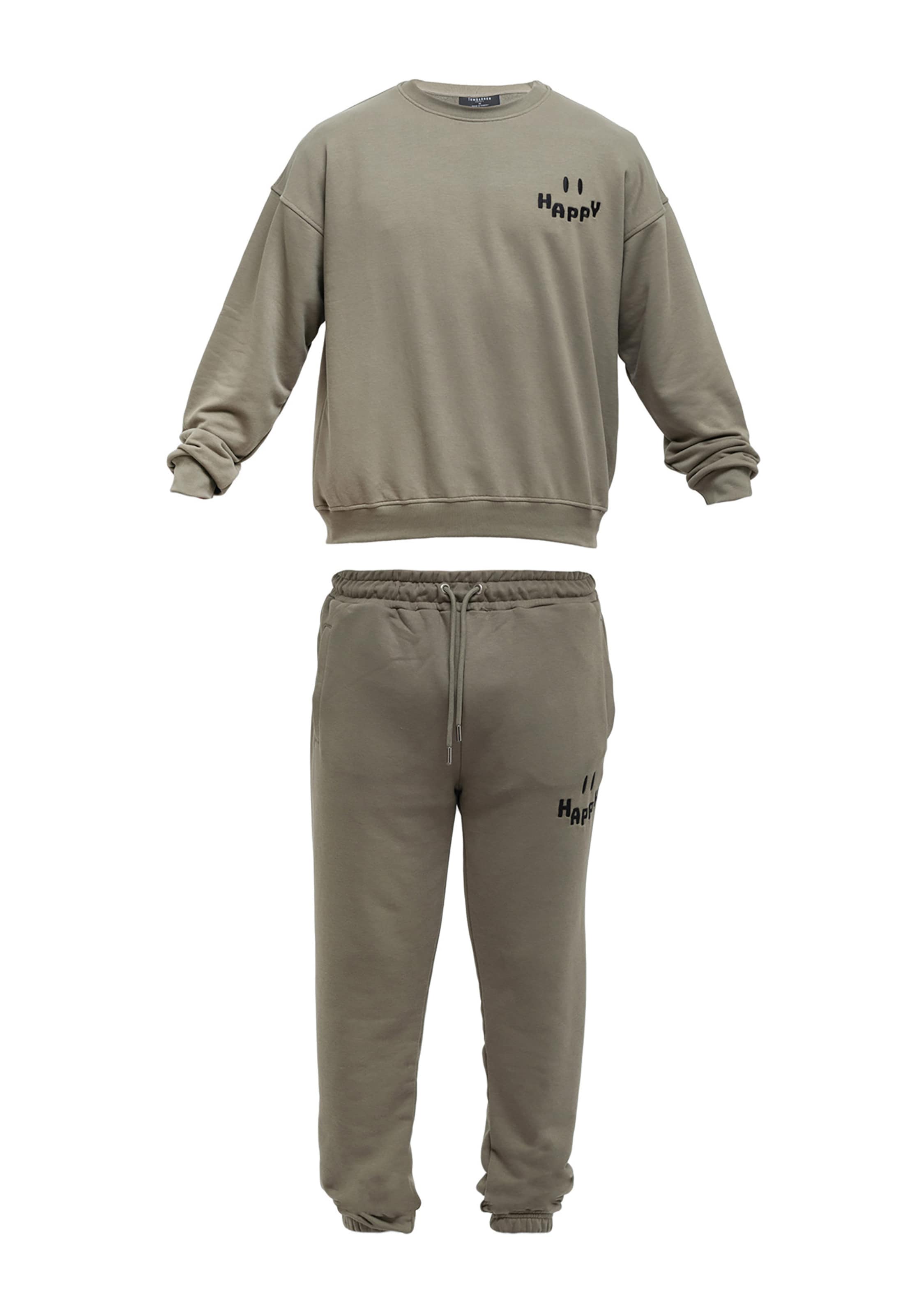 Tom Barron Trainingspak in Groen: voorkant