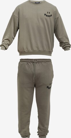 Tom Barron Tracksuit in Green: front