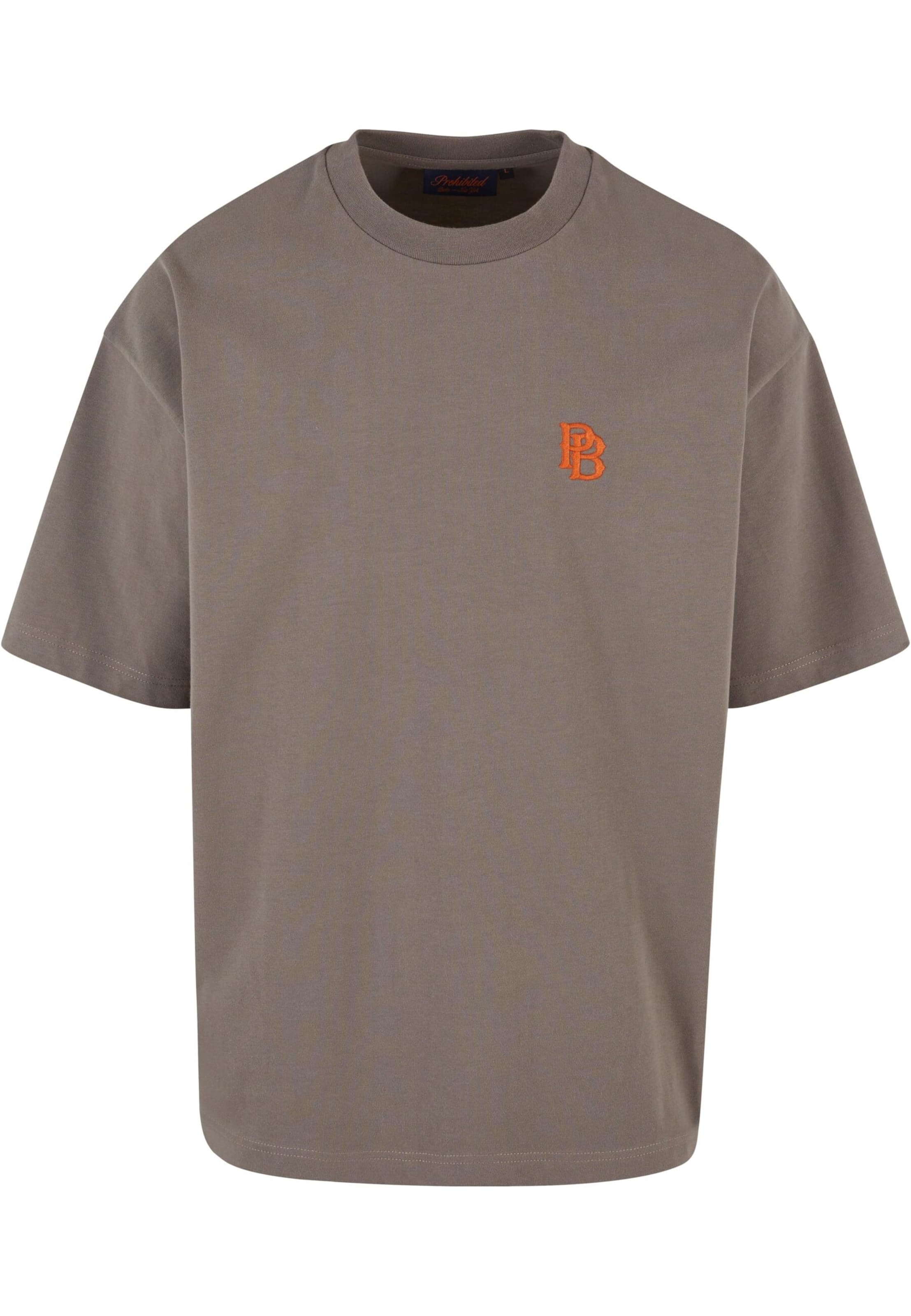 Prohibited T-shirt i grå: framsida