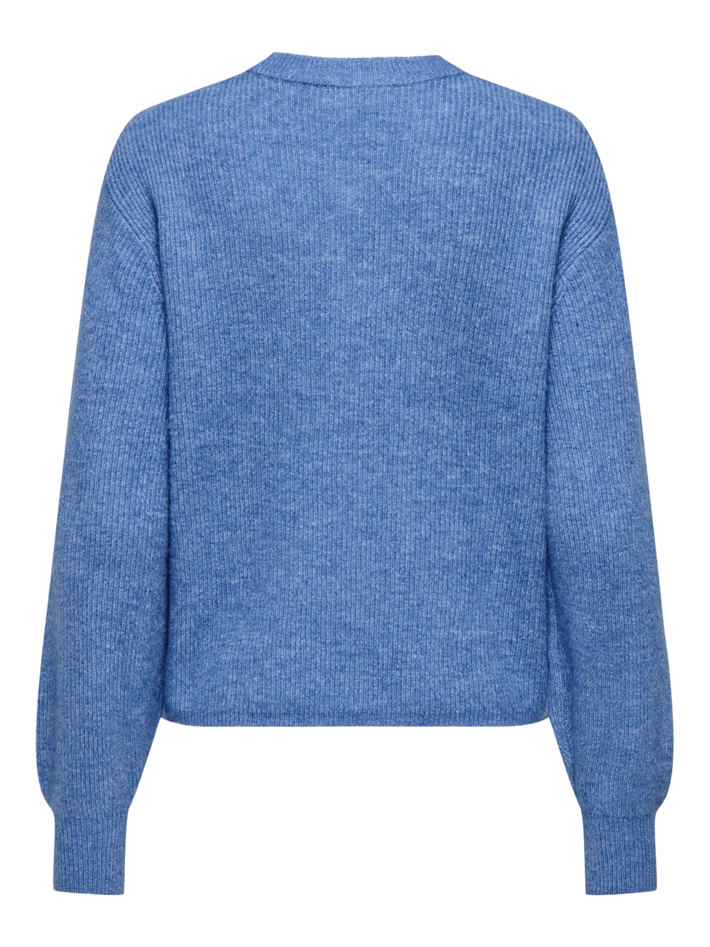 JDY Knit Cardigan 'JDYLUMI' in Blue