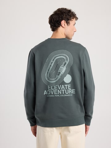 America Today Sweatshirt in Groen: voorkant
