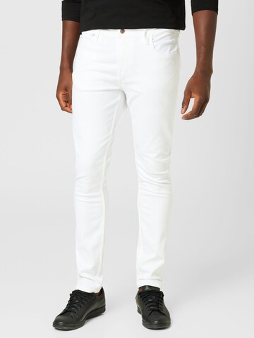 Slimfit Jeans 'CHRIS' di GUESS in bianco: frontale