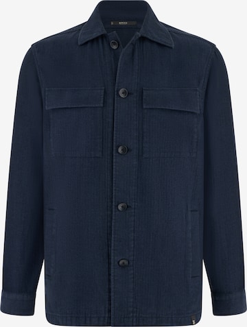 Veste mi-saison Boggi Milano en bleu : devant
