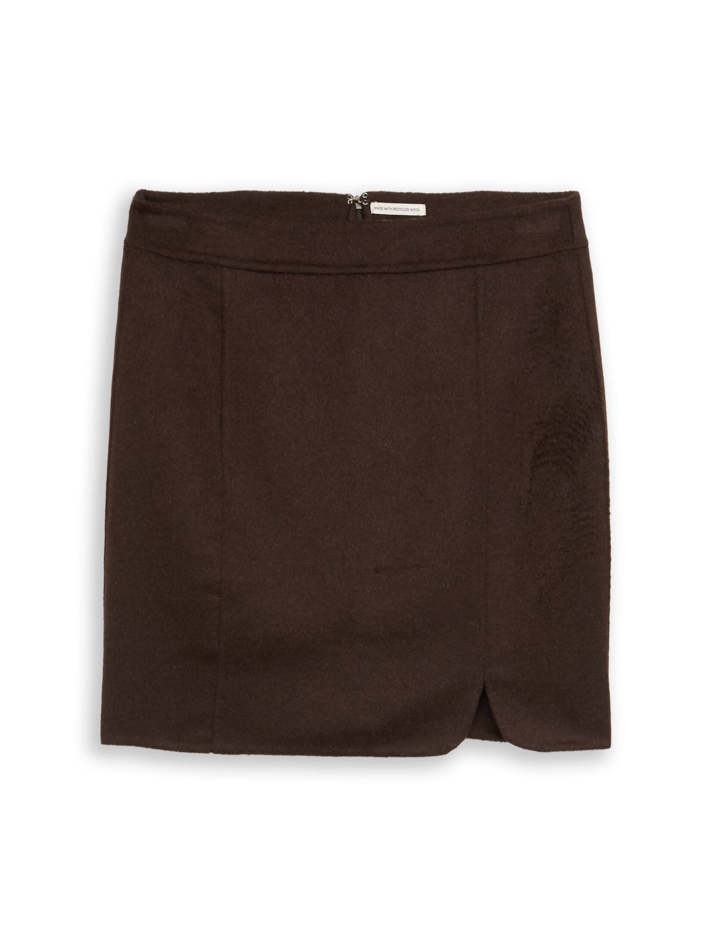 TOM TAILOR Rok in Bruin: voorkant