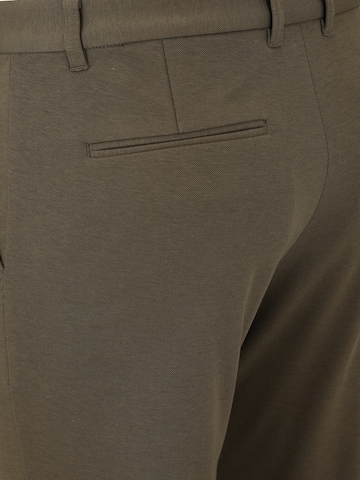 Lindbergh Slimfit Chinohousut 'Superflex' värissä vihreä