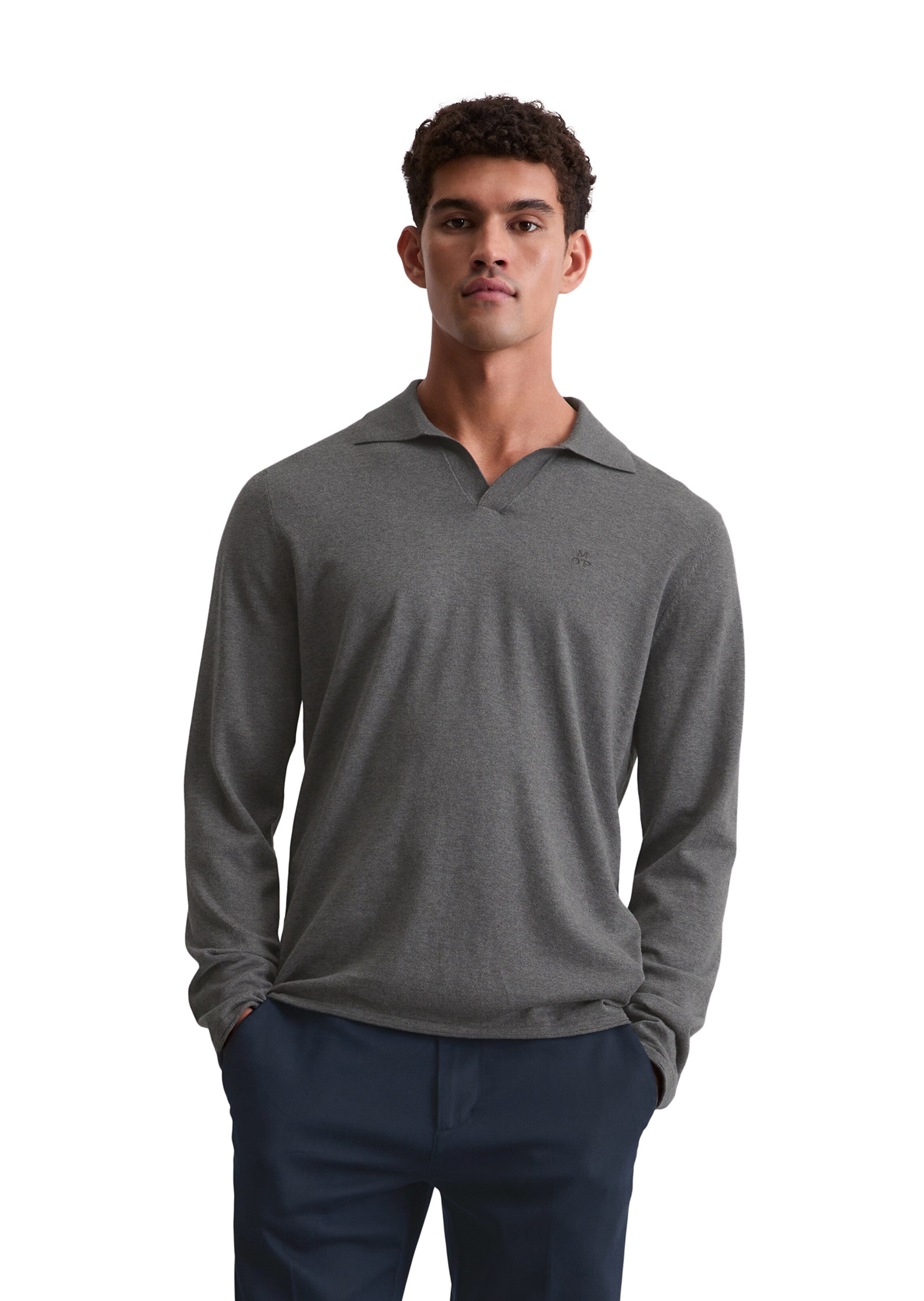 Marc O'Polo Sweater in Grey: front