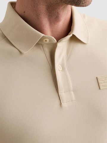 T-Shirt 'PME LEGEND - Polo shirt in piqué with stretch and flight pocket' PME Legend en beige