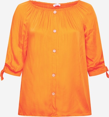 Z-One Blouse 'Eliana' in Oranje: voorkant