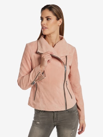 Carlo Colucci Between-Season Jacket 'Dal Bella' in Pink: front