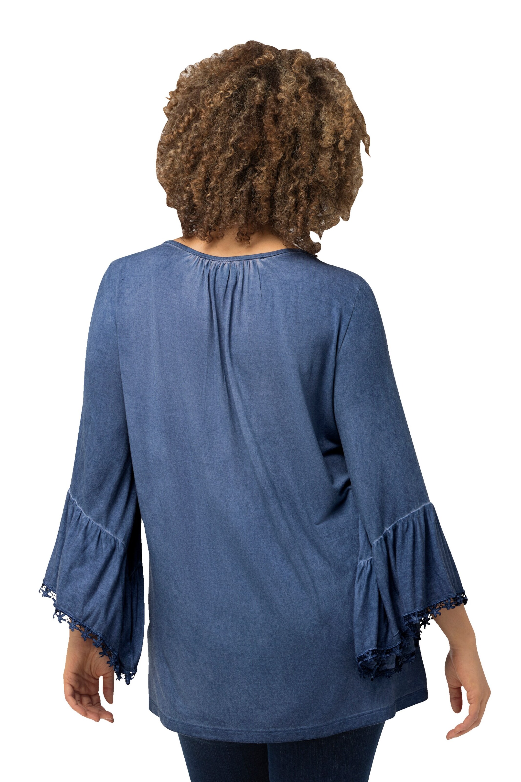 Ulla Popken Bluse in Blau