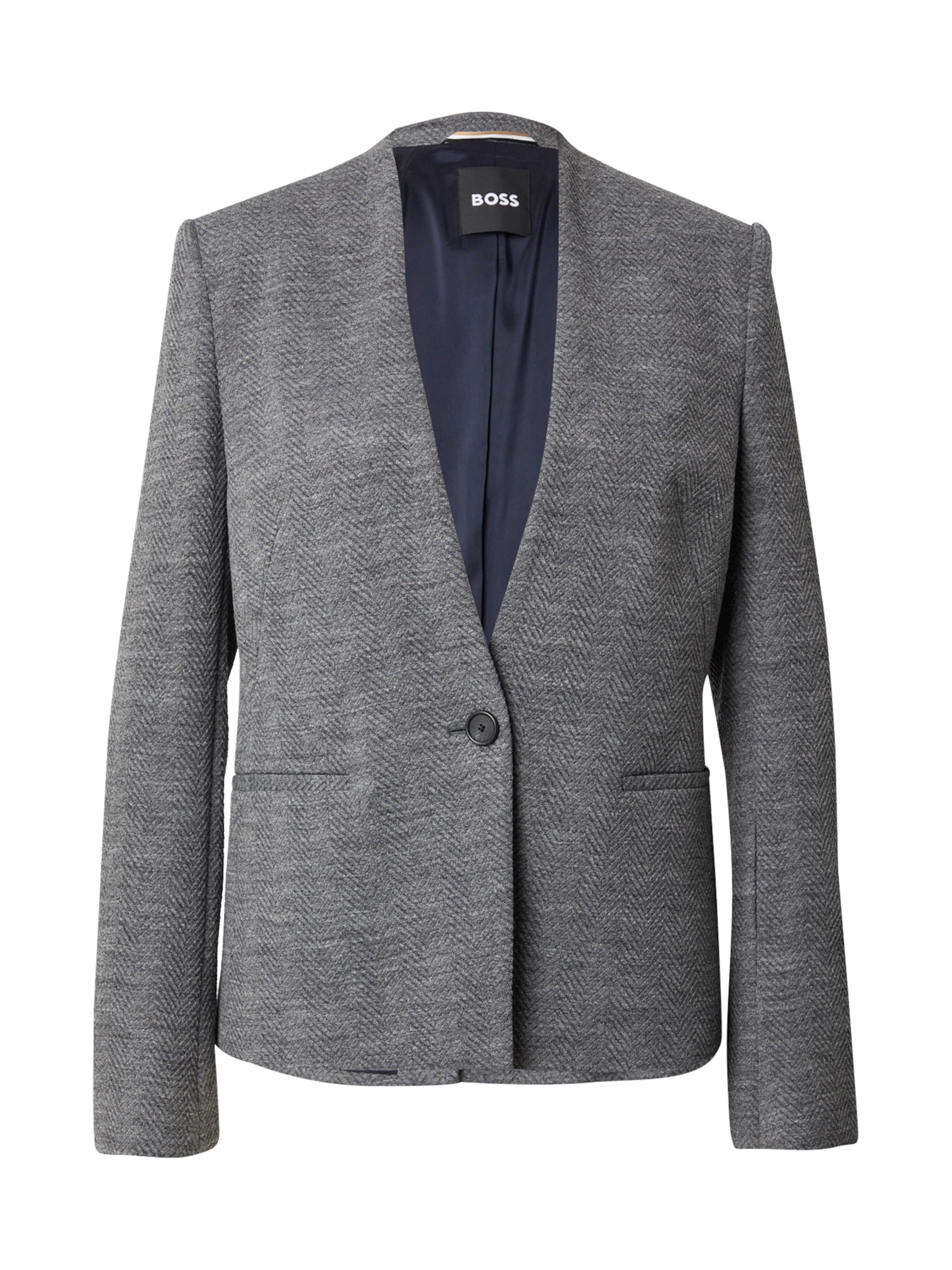 Blazer &#x27;Jemma2&#x27; di BOSS in grigio: frontale
