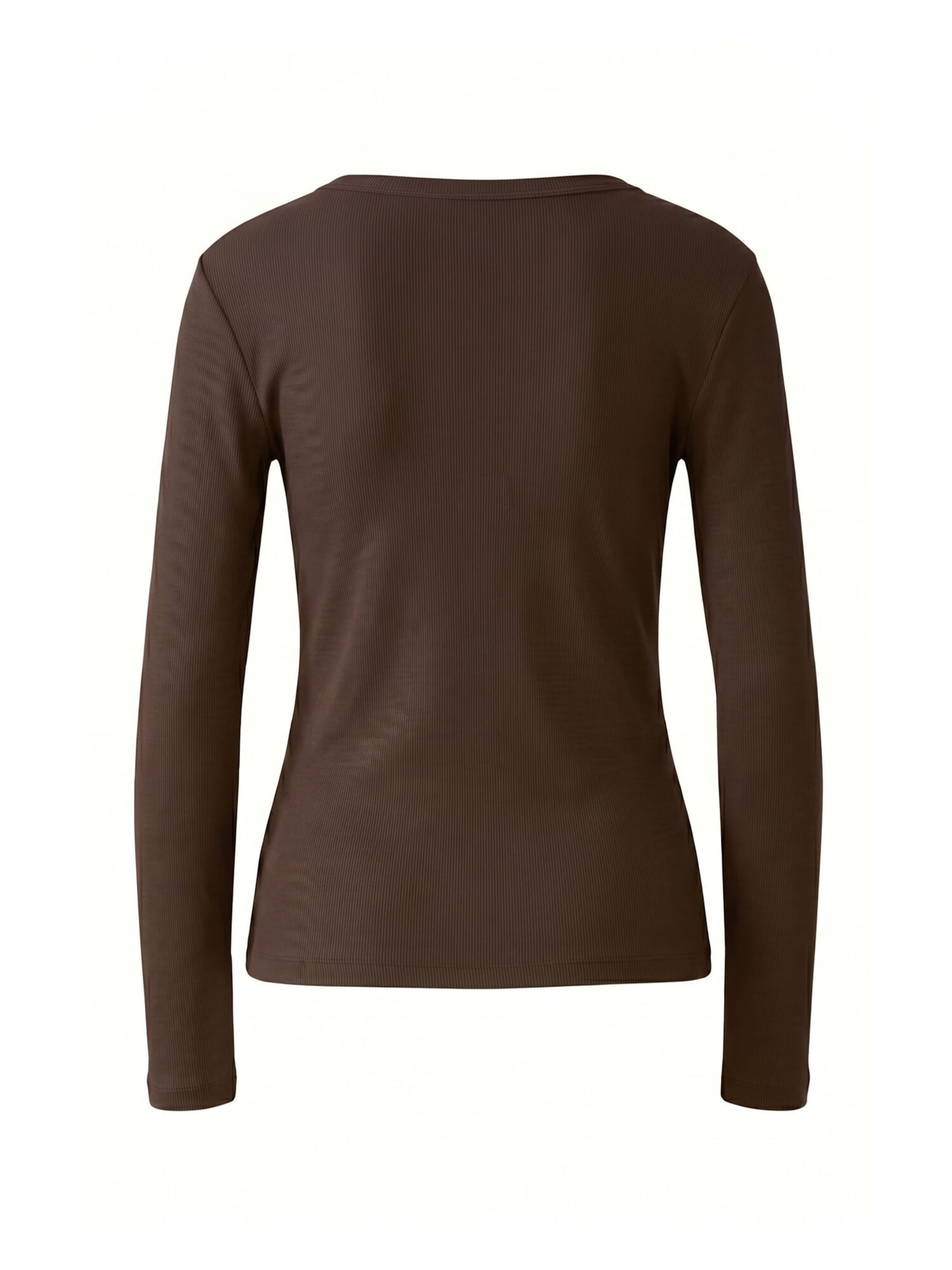 OUI Shirt in Braun