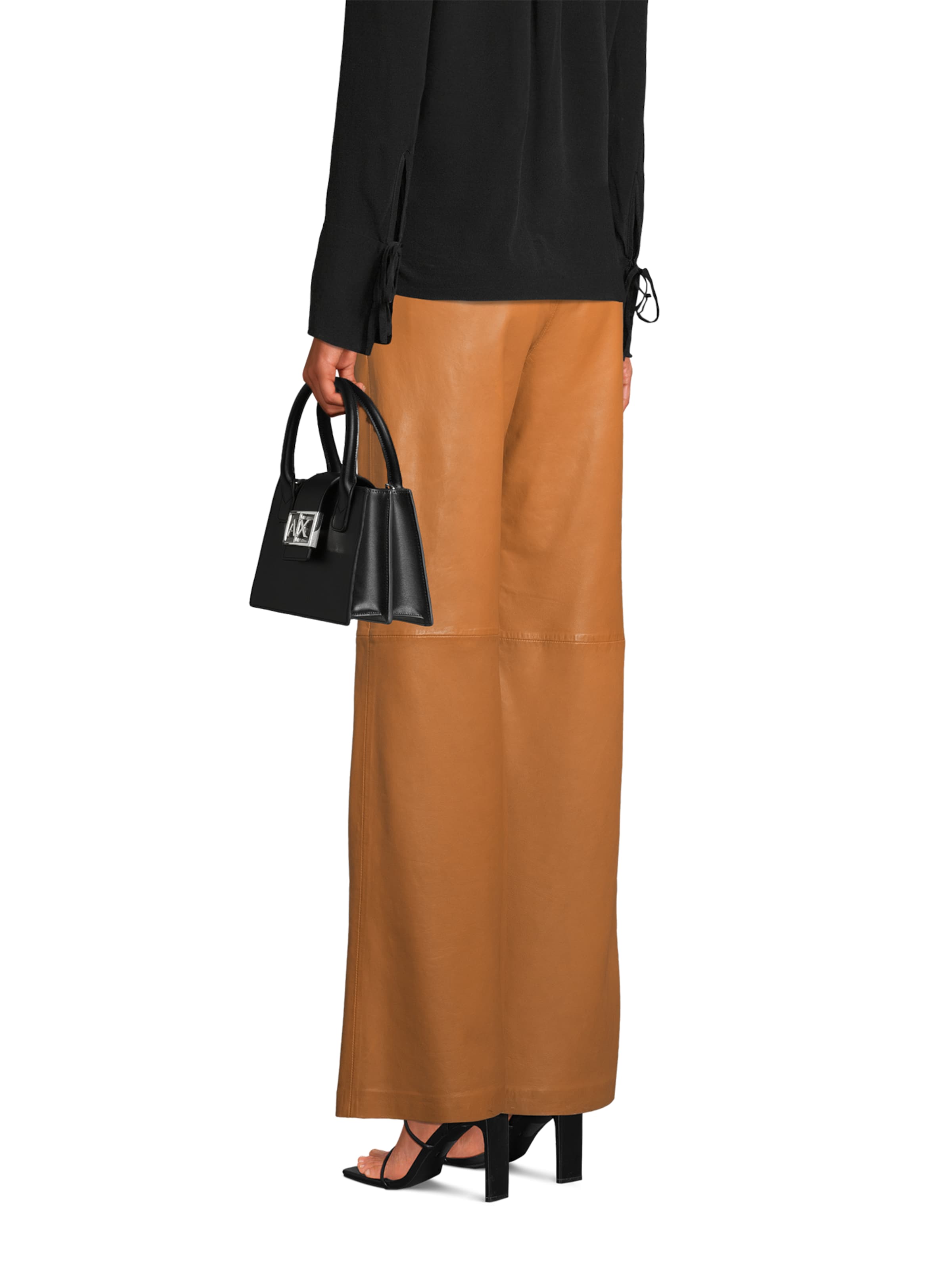 juoda ARMANI EXCHANGE Rankinė 'JODIE': priekis