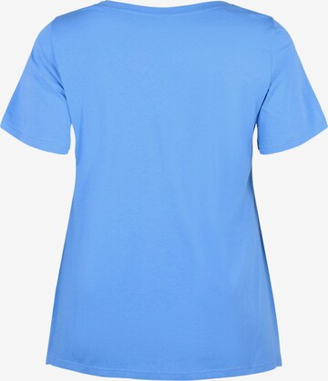 Zizzi Тениска 'ANNA' в синьо