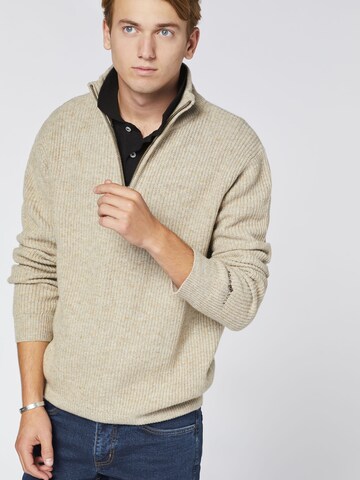 Polo Sylt Pullover in Beige