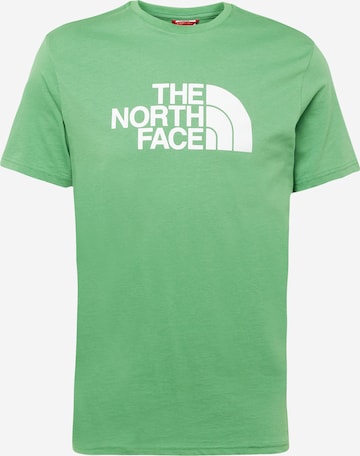 THE NORTH FACE Тениска 'Easy' в зелено: отпред