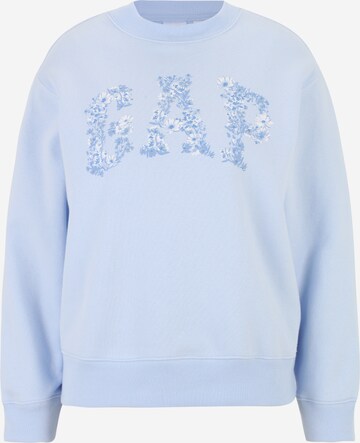 Gap Petite Sweatshirt 'HERITAGE' in Blue: front