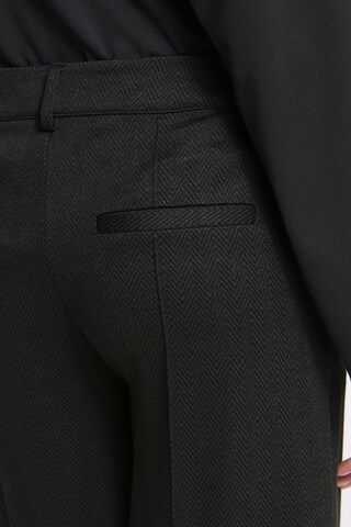 ICHI Wide leg Trousers 'KATE' in Black