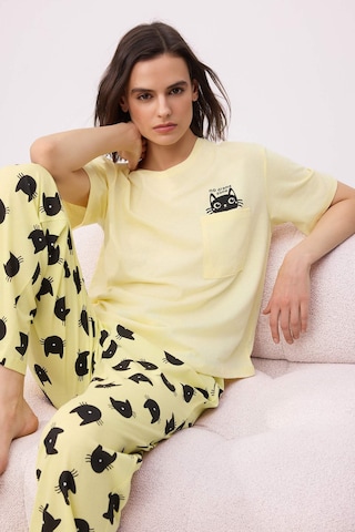 Pyjama Trendyol en jaune