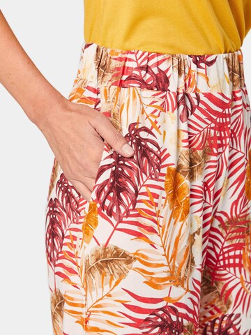 Goldner Wide leg Pants 'Louisa' in Mixed colors