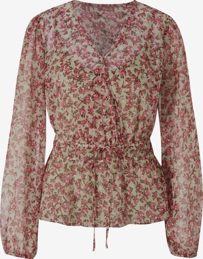 heine Blus i brun / ljusgrön / rosa / hallon, Produktvy