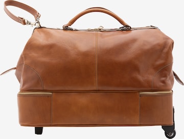 Borsa da viaggio di Viola Castellani in marrone: frontale
