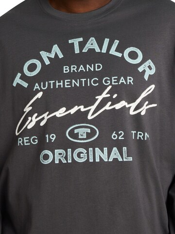 TOM TAILOR Men + Shirt in Grau