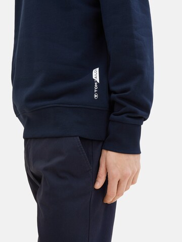 Sweat-shirt TOM TAILOR en bleu