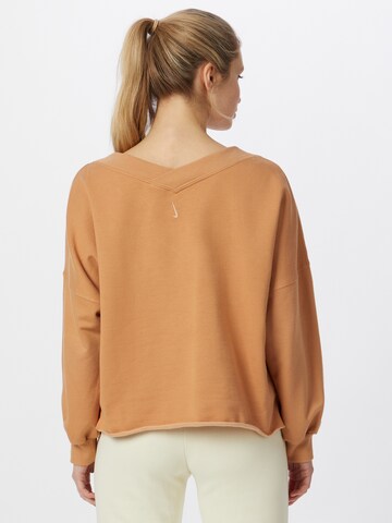 NIKE Sportief sweatshirt in Oranje