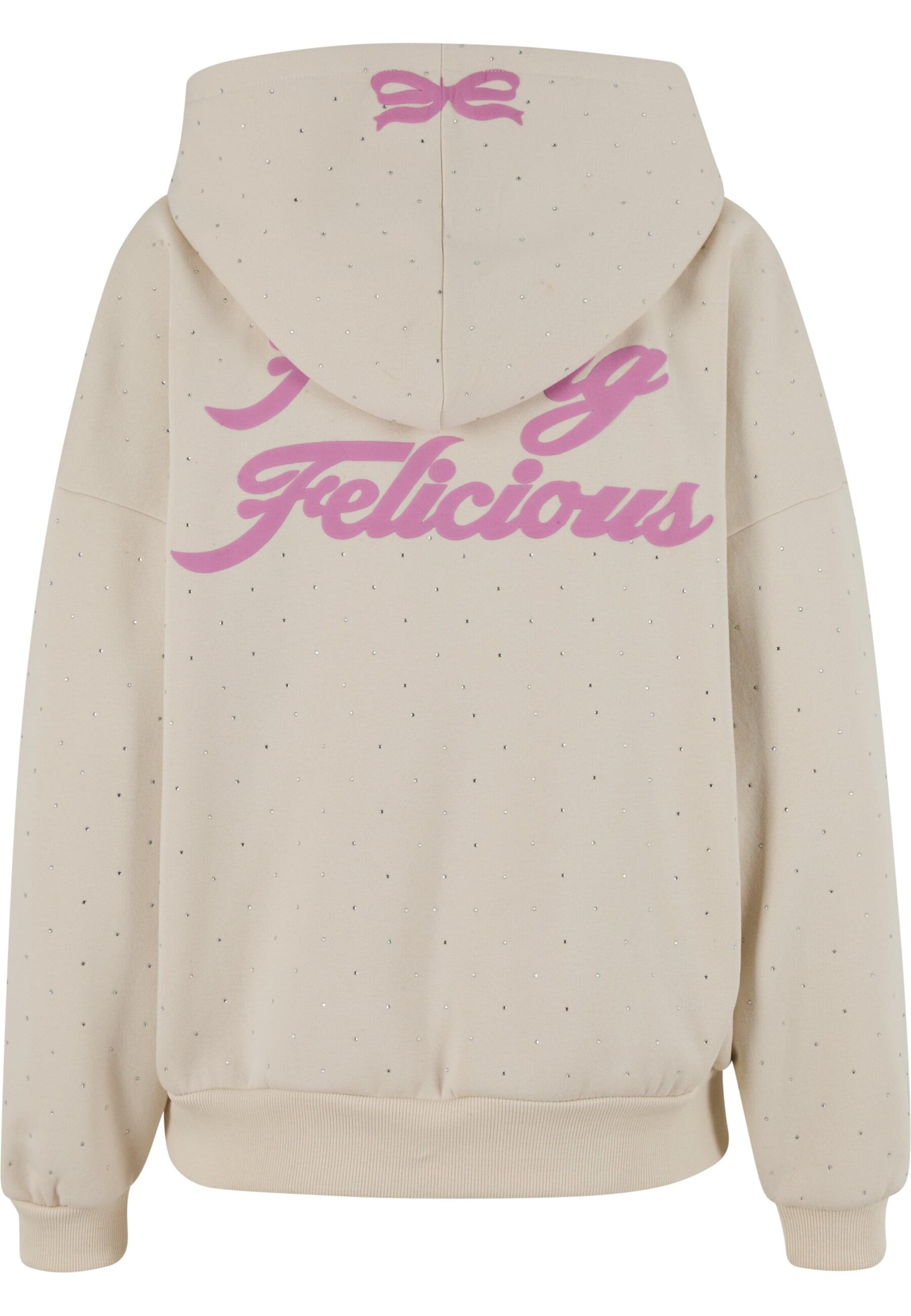 Felicious Mikina 'Rhinestones' - Biela