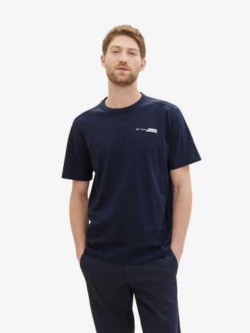 TOM TAILOR T-Shirt in Blau