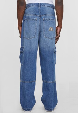 SOUTHPOLE Wide leg Cargo jeans in Blue
