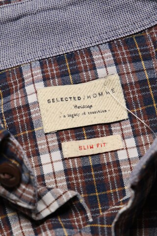 SELECTED HOMME Button Up Shirt in M in Blue