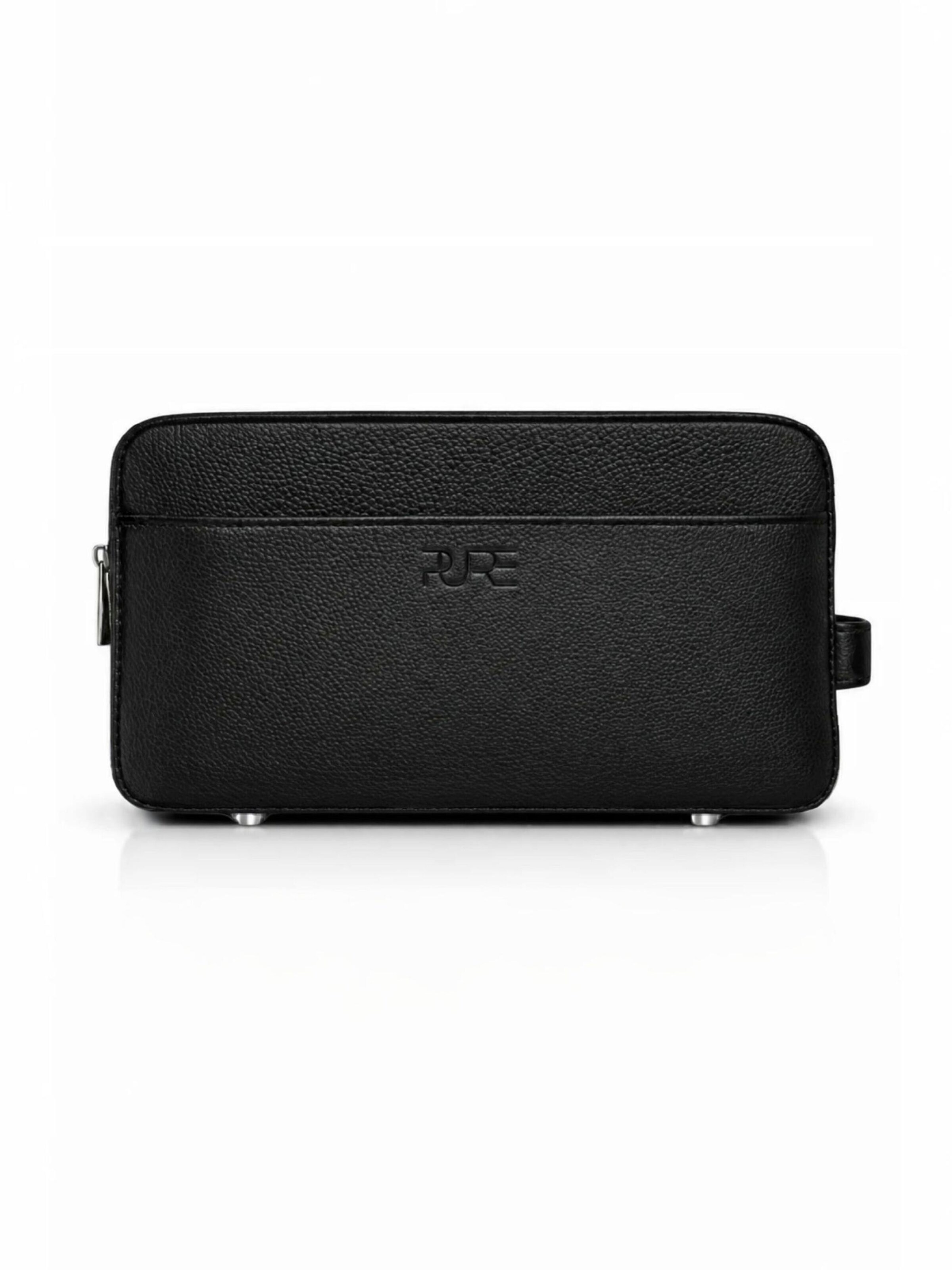 PURE Studios Toiletry bag 'Atlas XL' in Black: front
