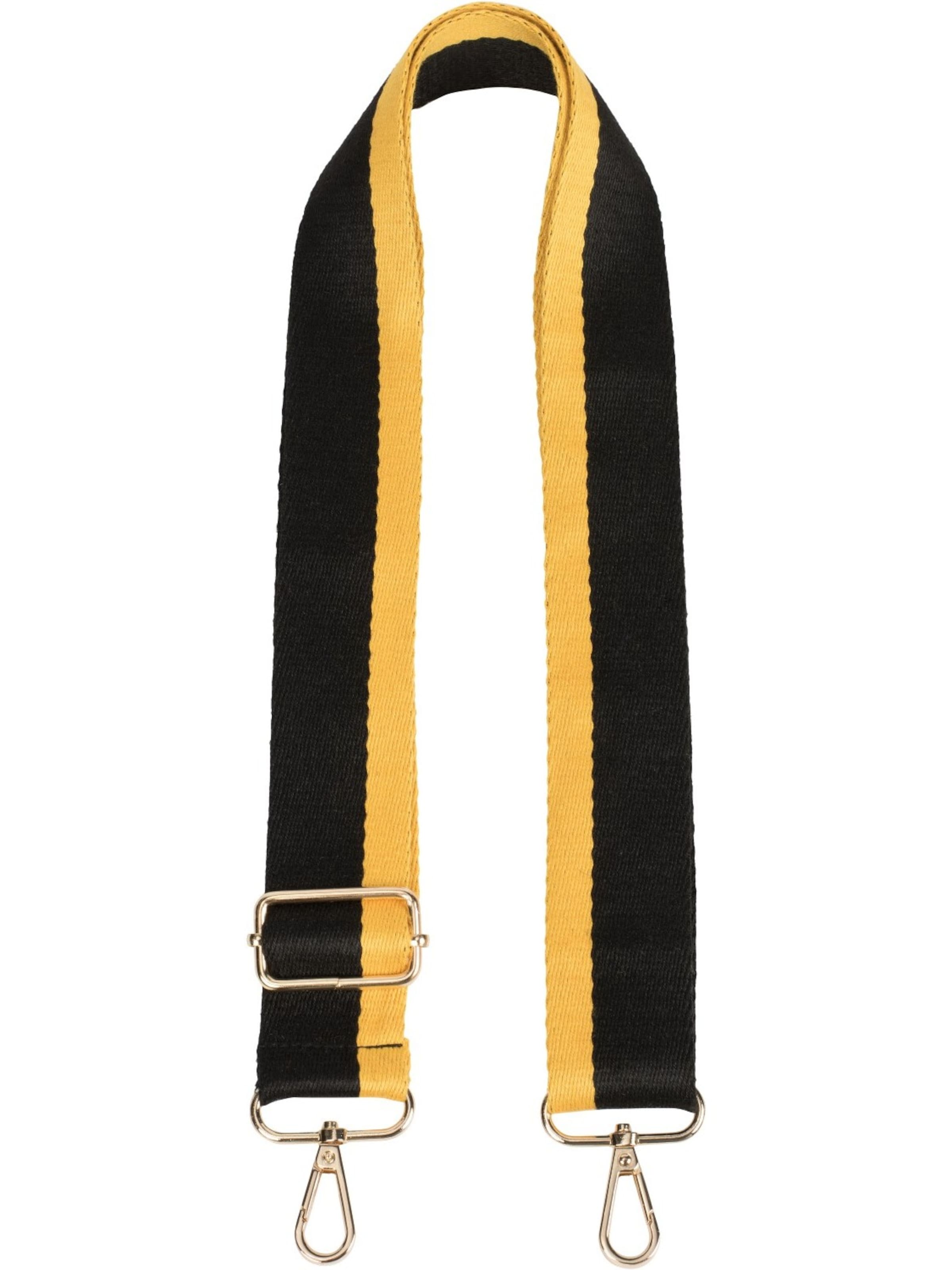 styleBREAKER Taschenzubehör 'Wechsel Taschengurt gestreift'‌‌‌‌‌‌ in Gelb: Vorderseite