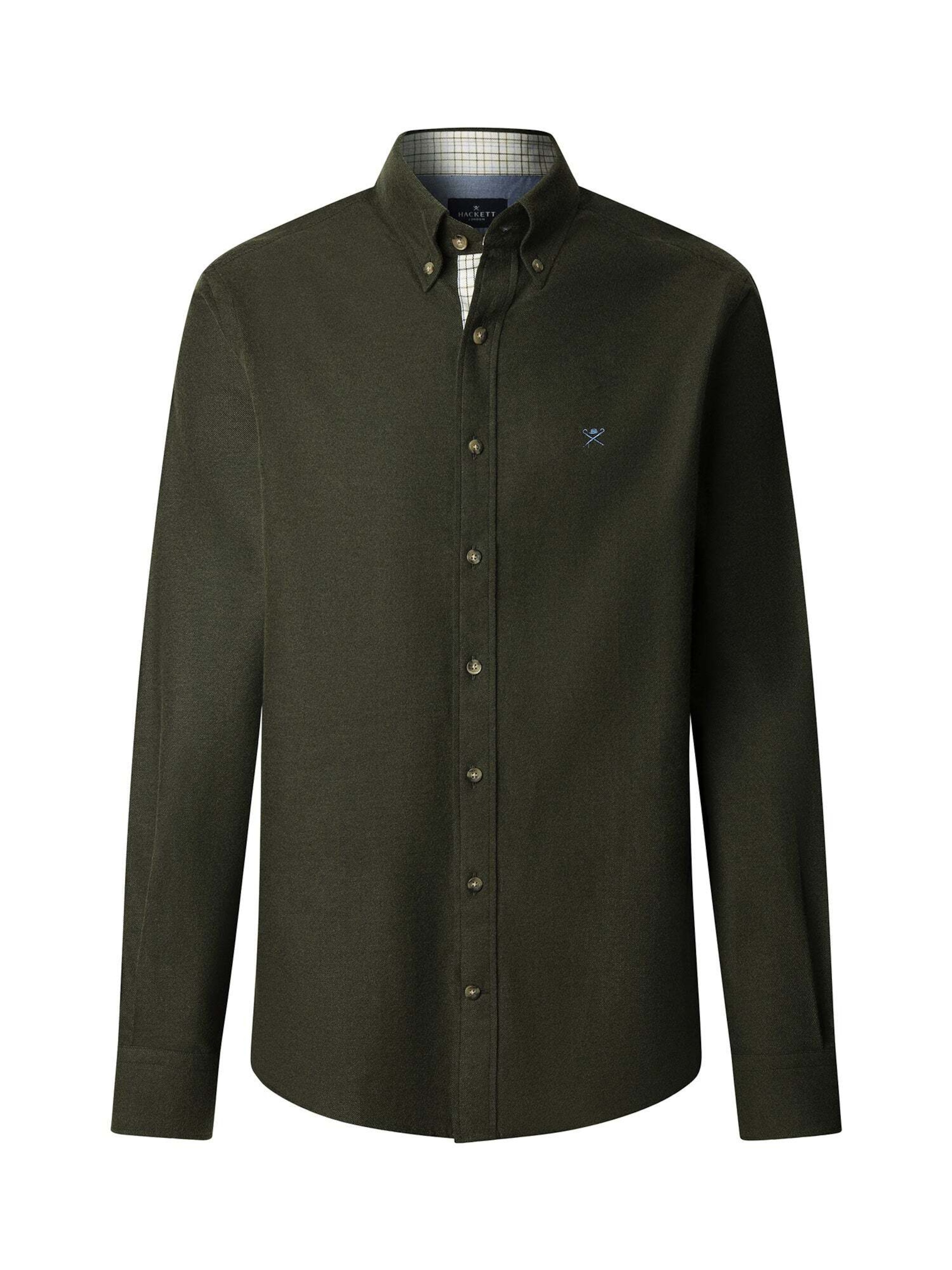 Coupe slim Chemise Hackett London en vert : devant