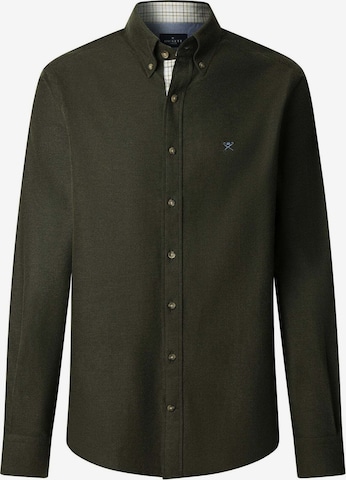 Coupe slim Chemise Hackett London en vert : devant
