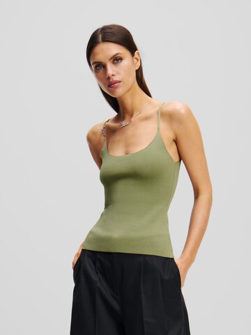 Karl Lagerfeld - Top en verde: frente