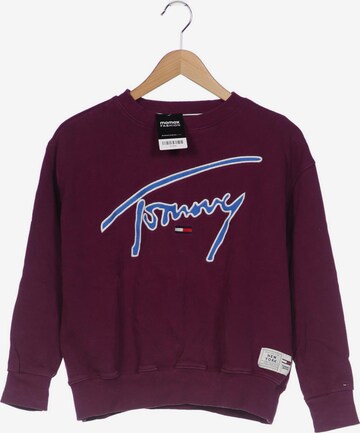Tommy Jeans Sweatshirt & Zip-Up Hoodie in XS in Pink: front