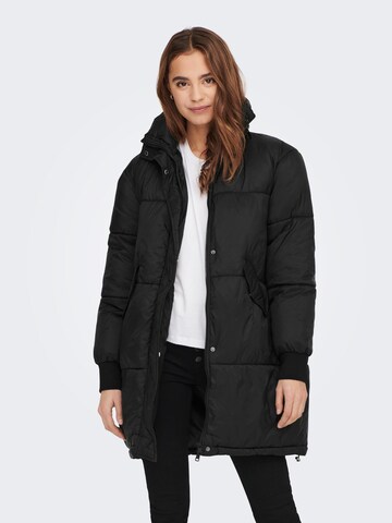 Cappotto invernale 'Petra' di ONLY in nero: frontale