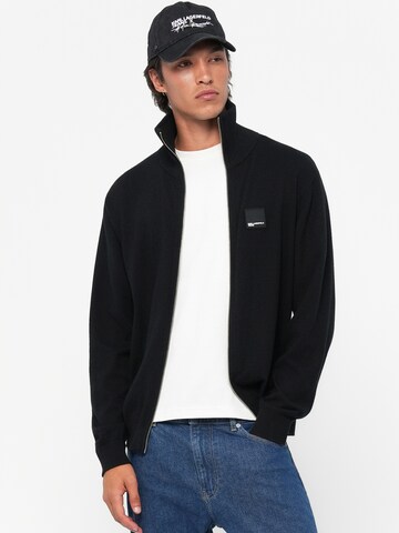 KARL LAGERFELD JEANS Gebreid vest in Zwart