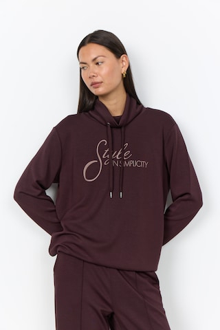 Soyaconcept Sweatshirt in Purple: front