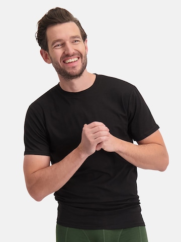 Bamboo basics Shirt 'Ruben' in Black