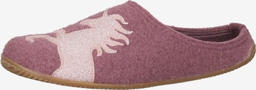 Living Kitzbühel Slippers in Pink: front