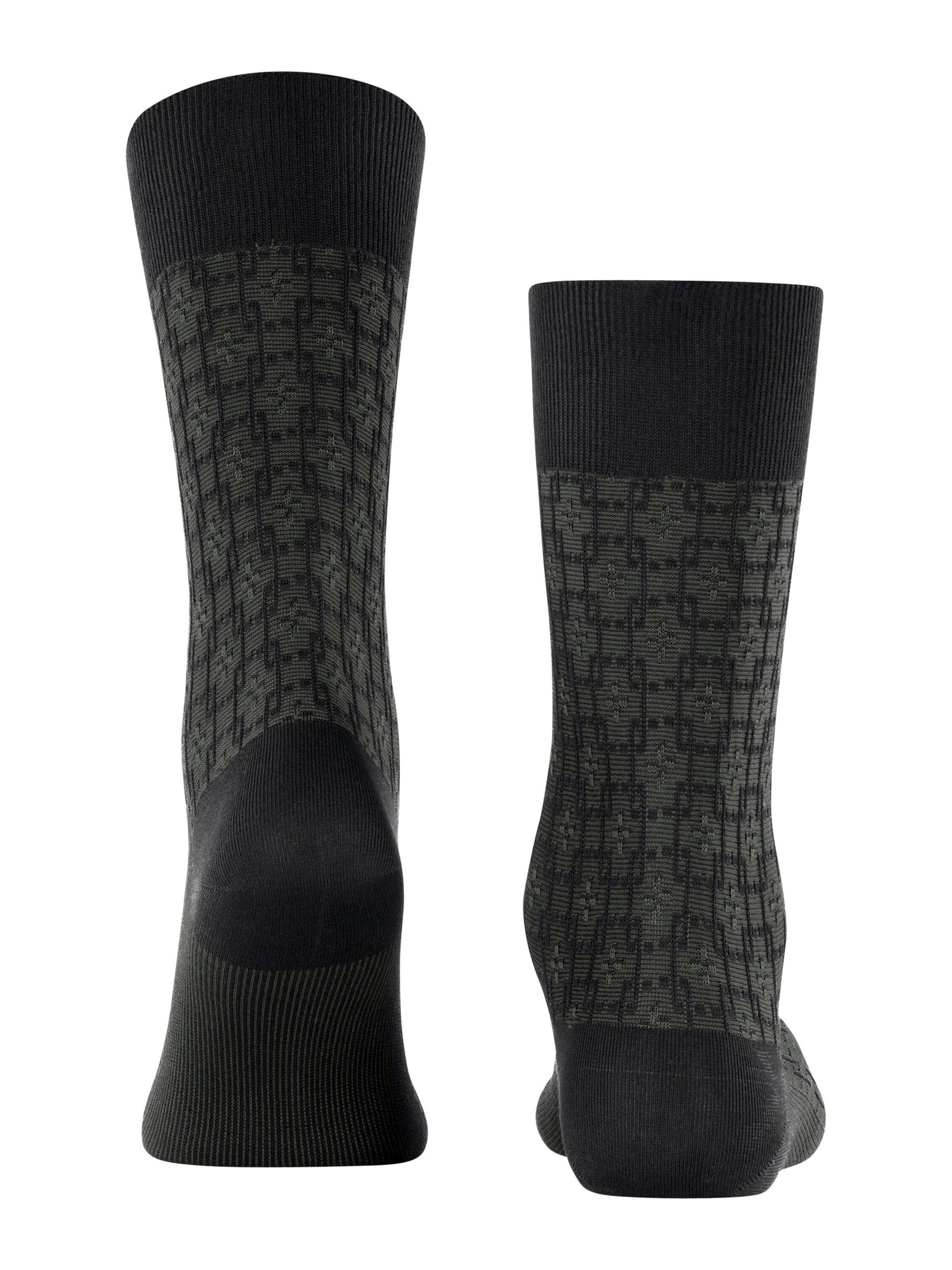 FALKE Socks 'Artwork Tie' in Black