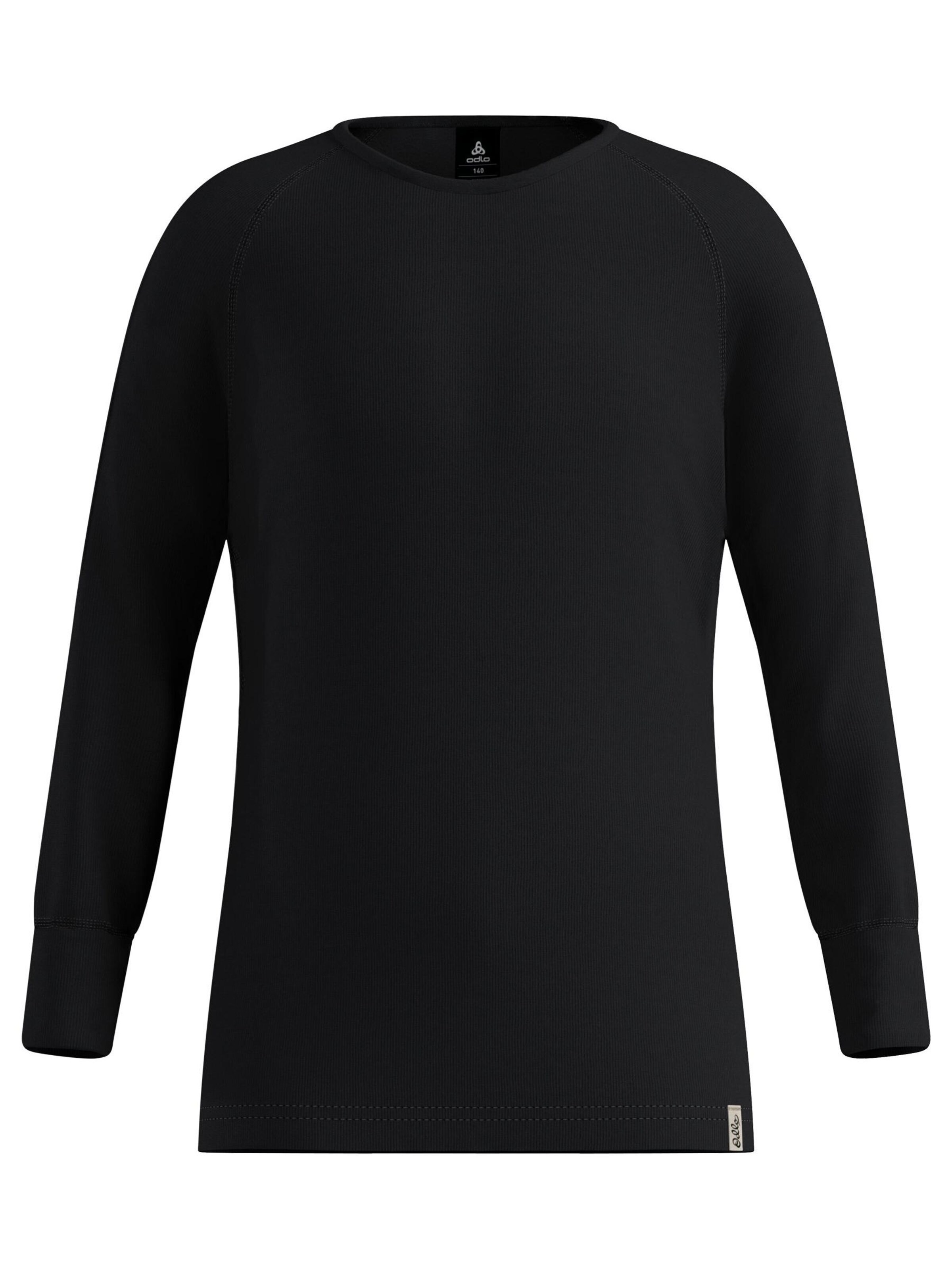 ODLO Sport onderkleding 'ACTIVE WARM' in Zwart: voorkant
