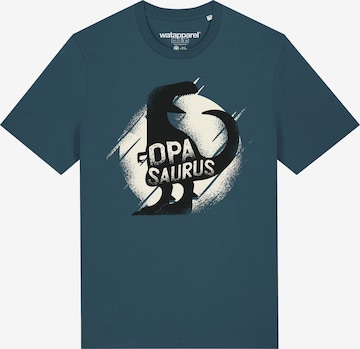 T-Shirt ' Opasaurus ' Watapparel en bleu : devant